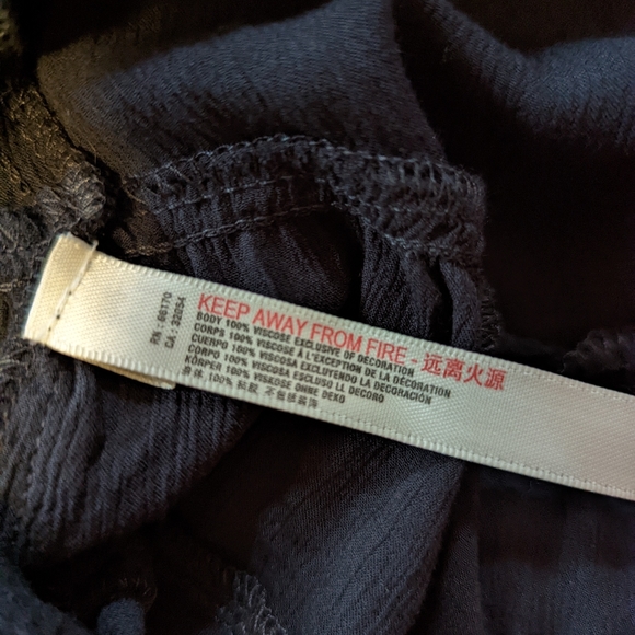 Free People Sway With Me Trapeze Slip Dress Black Small - Picture 7 of 7